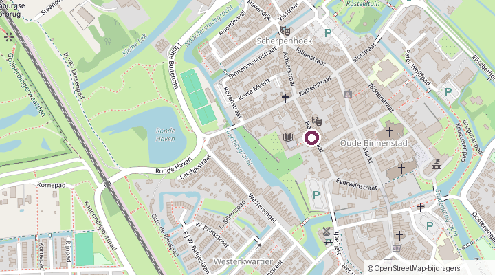 Kaart met de locatie: Herenstraat 29, Culemborg